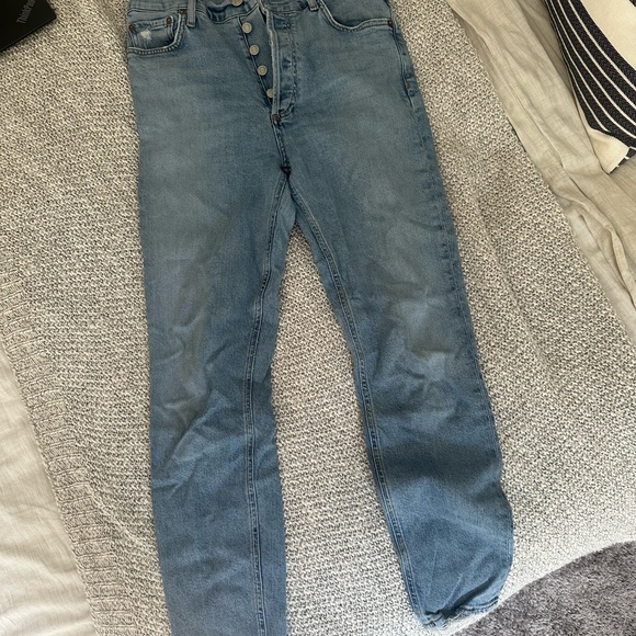 Agolde Nico high rise slim fit jean - button fly - perfect condition! - Picture 5 of 9